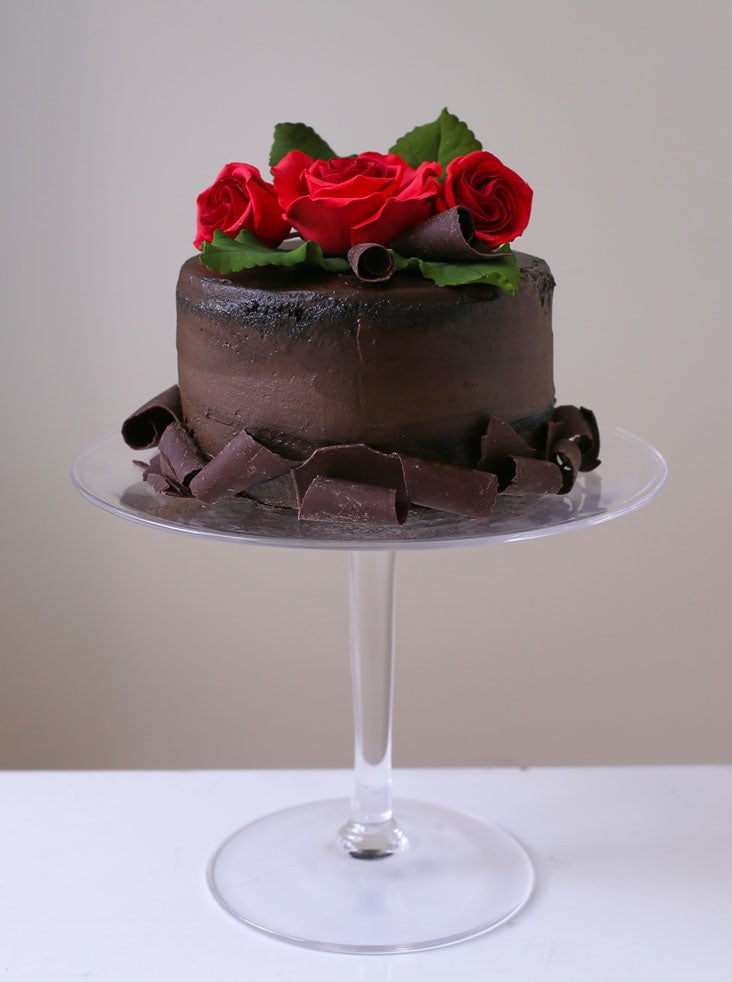 red rose cake topper for wedding
